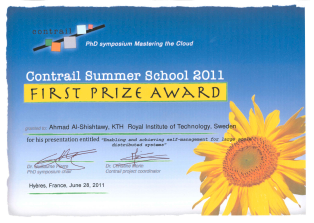 Contrail 2011 summer school award